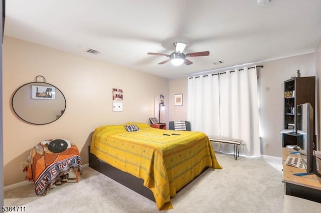 746 Green Ln, Union Twp, NJ 07083 - carpeted bedroom featuring baseboards and a ceiling fan
