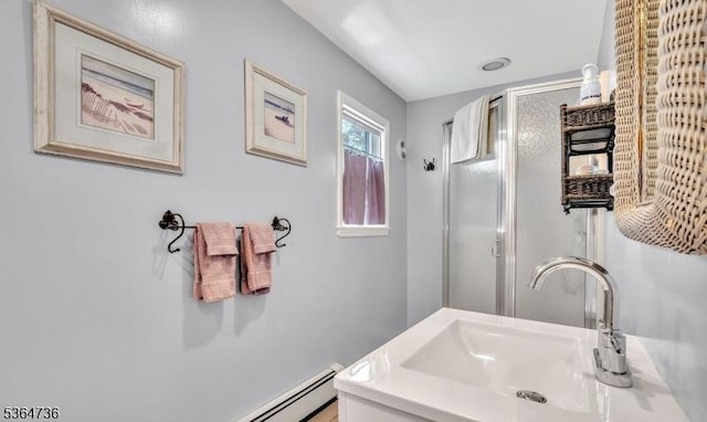 15 Parker St, East Brunswick Twp, NJ 08816 - bathroom featuring vanity and an enclosed shower