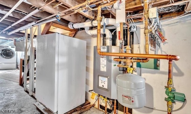 15 Parker St, East Brunswick Twp, NJ 08816 - utilities with washer / dryer and water heater
