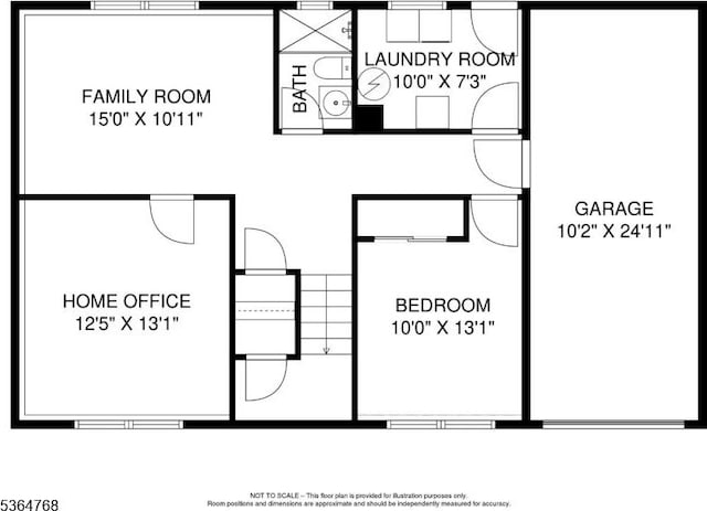 500 Sioux Ave, Parsippany-Troy Hills Twp, NJ 07034 - view of home floor plan