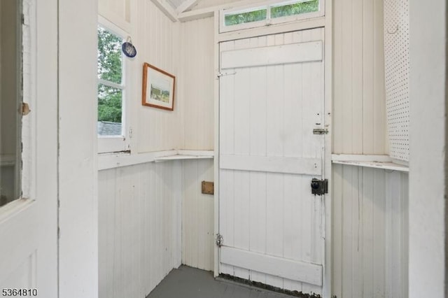26 Saint Lawrence Ave, Maplewood Twp, NJ 07040 - doorway with wood walls