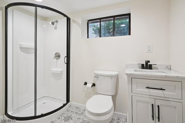 26 Saint Lawrence Ave, Maplewood Twp, NJ 07040 - full bath with a stall shower, vanity, and tile patterned flooring
