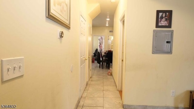 1371 Clinton Ave, Irvington Twp, NJ 07111 - corridor with electric panel and light tile patterned floors