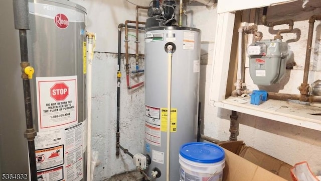 1371 Clinton Ave, Irvington Twp, NJ 07111 - utility room featuring gas water heater