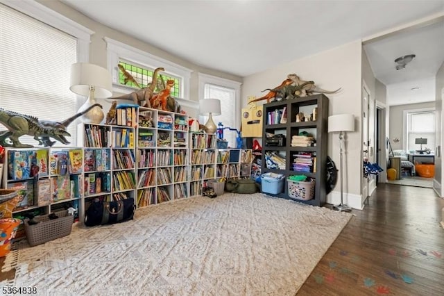 29 Pitt St, Bloomfield Twp, NJ 07003 - living area featuring wood finished floors and baseboards