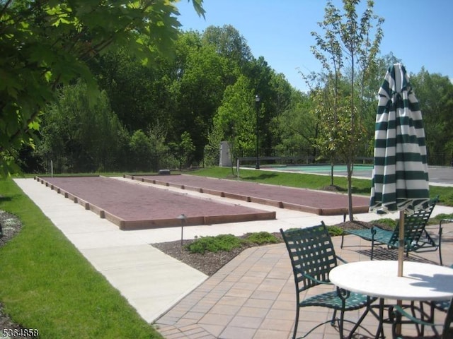 1409 Warrens Way Unit 1409, Wanaque Boro, NJ 07465 - view of home's community with a bocce ball area