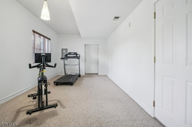 286 Meadow Rd Unit Rt17, Serv Rutherford Boro, NJ 07070 - workout area featuring light colored carpet