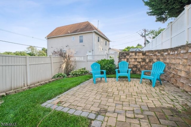 286 Meadow Rd Unit Rt17, Serv Rutherford Boro, NJ 07070 - fenced backyard featuring a patio area