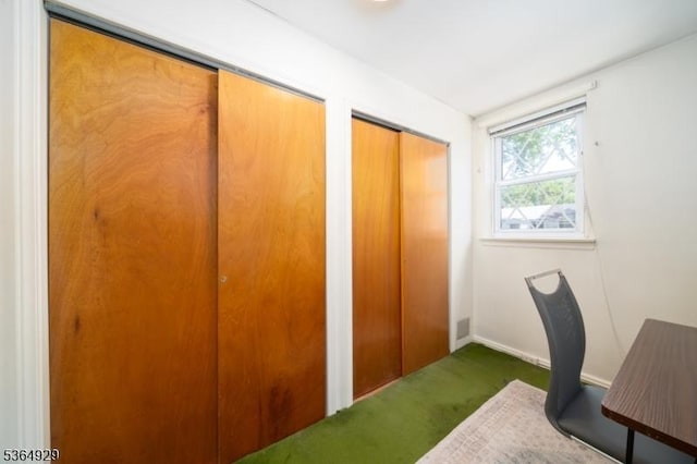 317 Stevens Ave, Jersey City, NJ 07305 - home office featuring carpet floors and baseboards