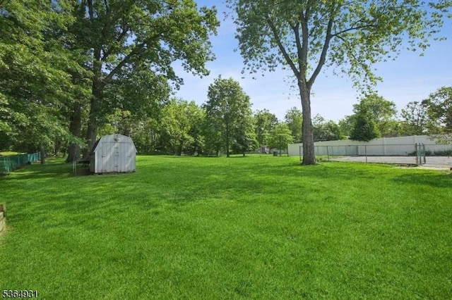 94 Sycamore Ave, Bridgewater Twp, NJ 08807 - view of yard with a storage unit