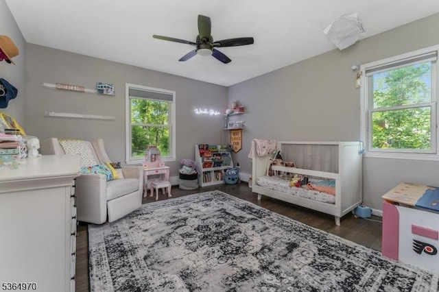 25 Old Turnpike Rd, Washington Twp, NJ 07865 - bedroom featuring wood finished floors and a ceiling fan