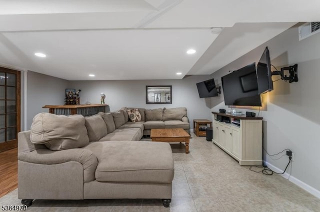 25 Old Turnpike Rd, Washington Twp, NJ 07865 - living area with recessed lighting