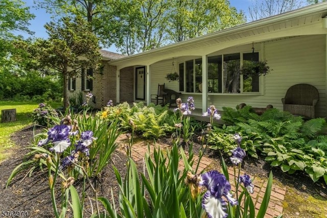 25 Old Turnpike Rd, Washington Twp, NJ 07865 - back of property featuring brick siding
