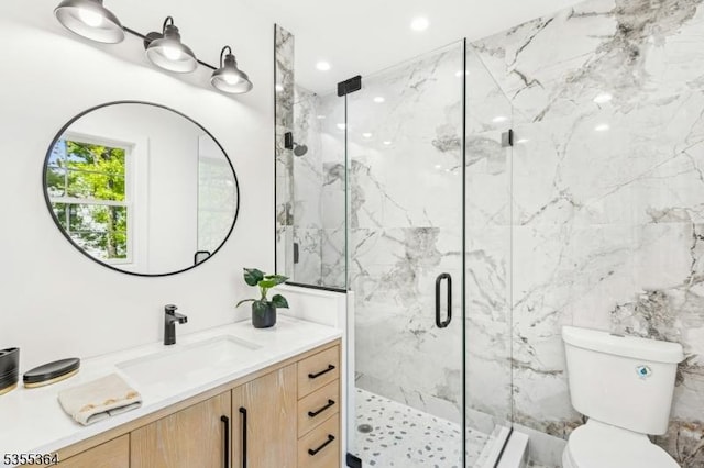 944 Orange Ave, Cranford Twp, NJ 07016 - bathroom with vanity and a marble finish shower