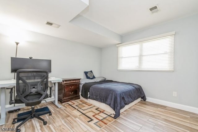14 Lenox Ave, Green Brook Twp, NJ 08812 - bedroom featuring light wood finished floors and an office area