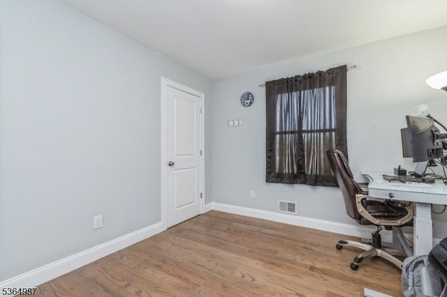 14 Lenox Ave, Green Brook Twp, NJ 08812 - office area featuring wood finished floors and baseboards