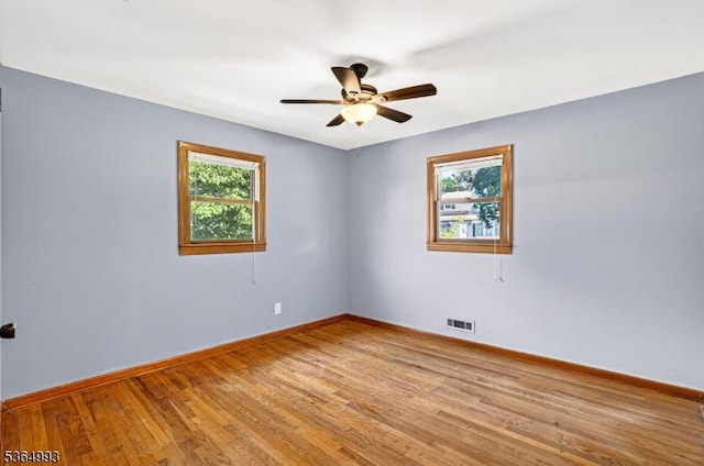 1033 Huff Ave, Manville Boro, NJ 08835 - spare room with ceiling fan and light wood finished floors