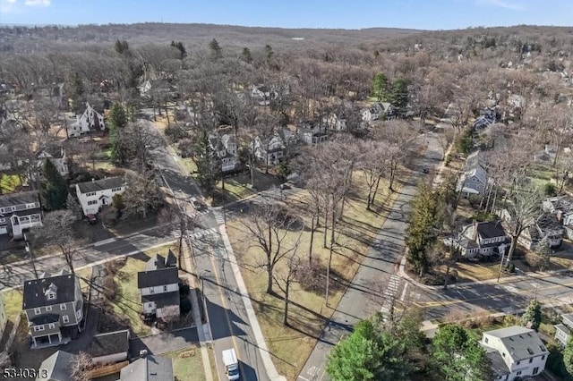 62 Mountain Ave, Summit City, NJ 07901 - aerial overview of property's location with nearby suburban area