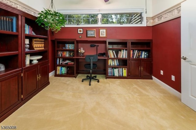 16 Forest Dr, Hampton Twp, NJ 07860 - office featuring carpet and baseboards