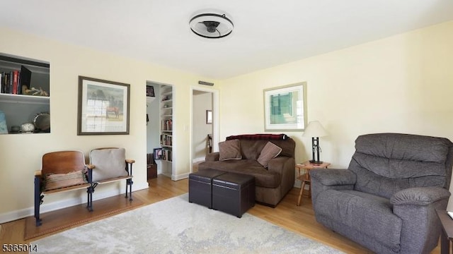 120 Meadowbrook Dr, North Plainfield Boro, NJ 07062 - living room featuring built in features and wood finished floors