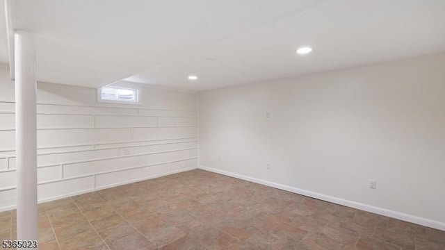 122 Madison St, South Bound Brook Boro, NJ 08880 - below grade area with recessed lighting