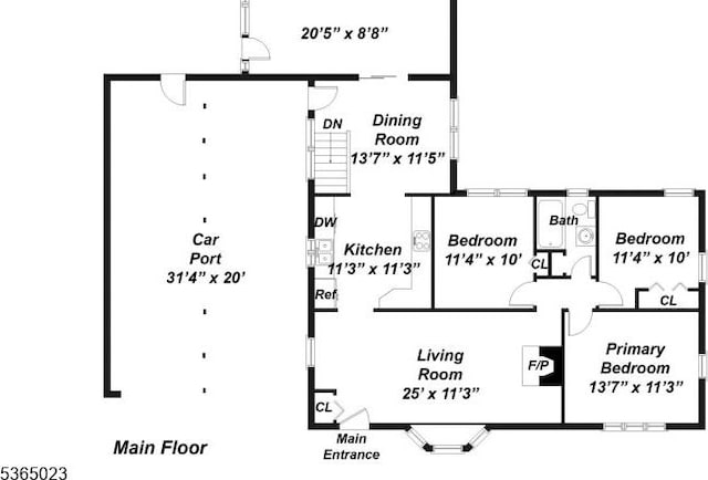 122 Madison St, South Bound Brook Boro, NJ 08880 - view of floor plan / room layout