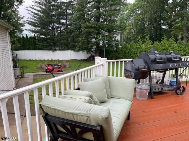 355 Manchester Ave, North Haledon Boro, NJ 07508 - deck with grilling area and outdoor lounge area