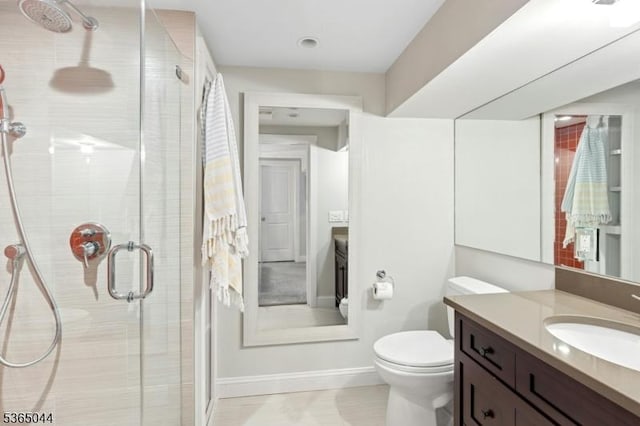 849 Bradford Ave, Westfield Town, NJ 07090 - bathroom with vanity and a shower stall