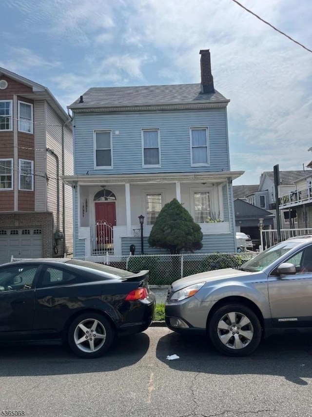 156 Franklin St Unit 1, Elizabeth City, NJ 07206 - view of front of property with a chimney