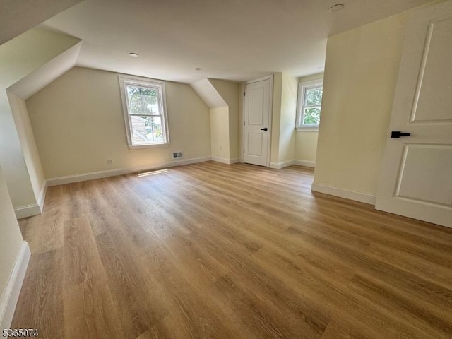882 Lafayette Ave, Hawthorne Boro, NJ 07506 - bonus room with light wood-style flooring and lofted ceiling