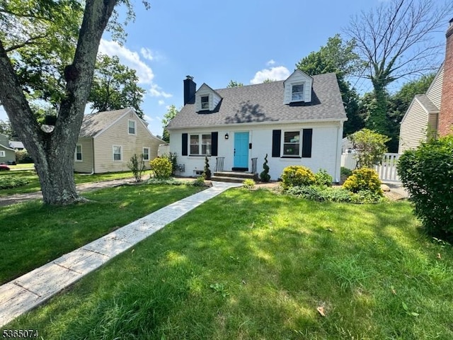 882 Lafayette Ave, Hawthorne Boro, NJ 07506 - cape cod home with a chimney and roof with shingles