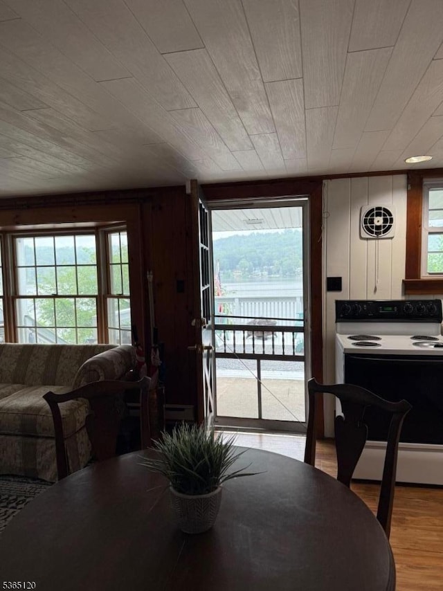 142 Lakeside Dr, Liberty Twp, NJ 07823 - dining room featuring wood finished floors