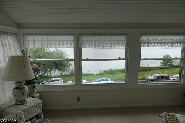 142 Lakeside Dr, Liberty Twp, NJ 07823 - sunroom featuring a water view