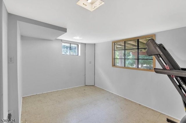 76 Hillside Rd, Sparta Twp, NJ 07871 - below grade area with tile patterned floors