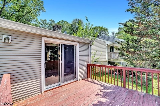 76 Hillside Rd, Sparta Twp, NJ 07871 - view of wooden terrace