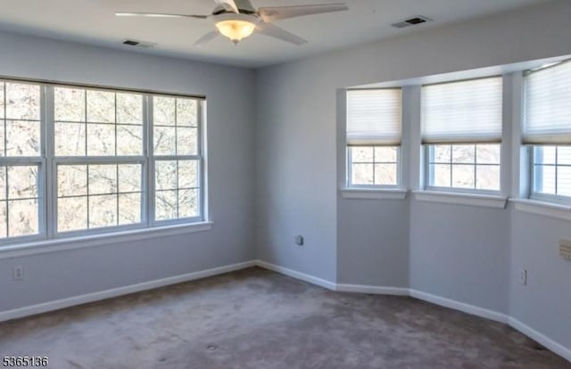 63 Rockcreek Ter, Riverdale Boro, NJ 07457 - carpeted empty room featuring baseboards and ceiling fan
