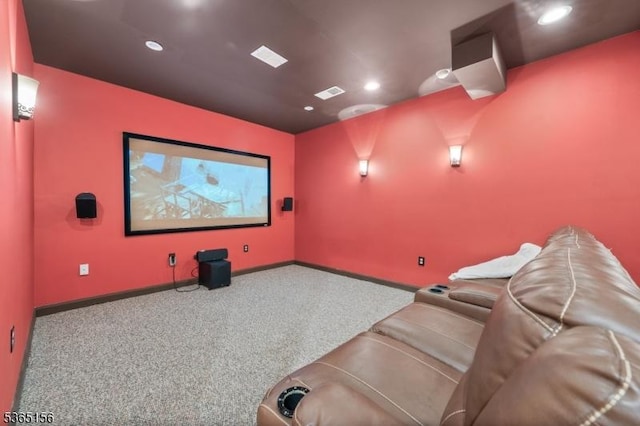 6 Cope Ct, Hillsborough Twp, NJ 08844 - carpeted cinema with recessed lighting and baseboards
