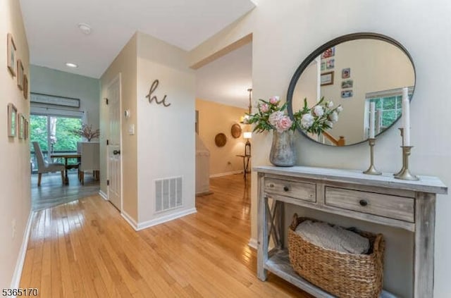 149 Wingate Dr, Independence Twp, NJ 07840 - corridor featuring light wood-type flooring and baseboards