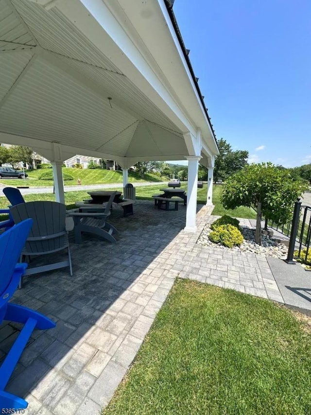 149 Wingate Dr, Independence Twp, NJ 07840 - view of patio featuring a gazebo