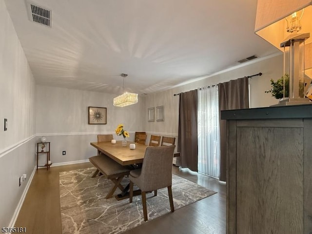 26 Knollwood Rd, Hanover Twp, NJ 07981 - dining room featuring dark wood-style flooring and baseboards