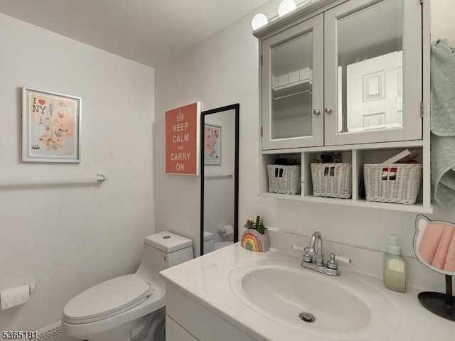 26 Knollwood Rd, Hanover Twp, NJ 07981 - half bathroom featuring toilet and vanity