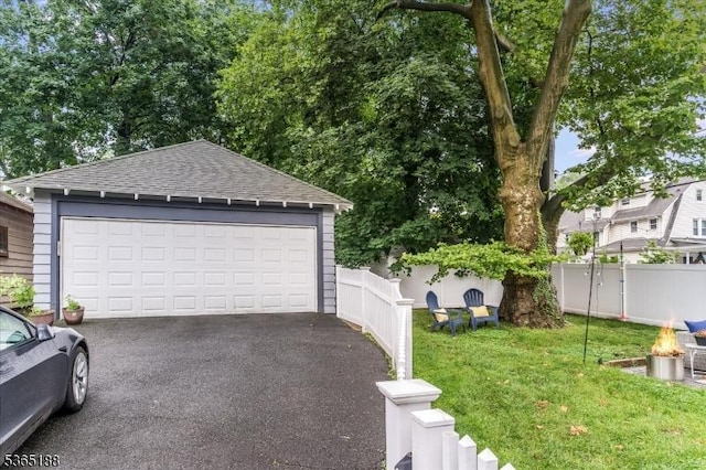35 Elm Ct, South Orange Village Twp, NJ 07079 - view of detached garage