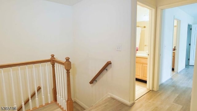 228 Windmill Ct, Lopatcong Twp, NJ 08865 - stairs featuring wood finished floors