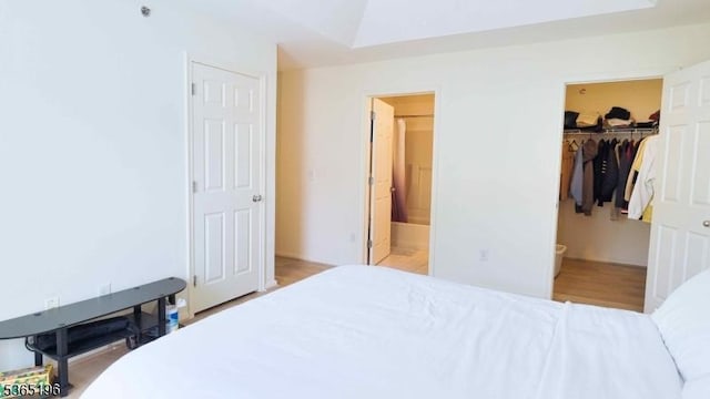 228 Windmill Ct, Lopatcong Twp, NJ 08865 - bedroom with ensuite bath, a closet, a spacious closet, and a skylight