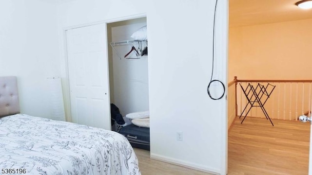 228 Windmill Ct, Lopatcong Twp, NJ 08865 - bedroom featuring light wood finished floors and a closet