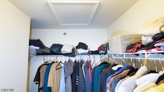 228 Windmill Ct, Lopatcong Twp, NJ 08865 - spacious closet featuring attic access