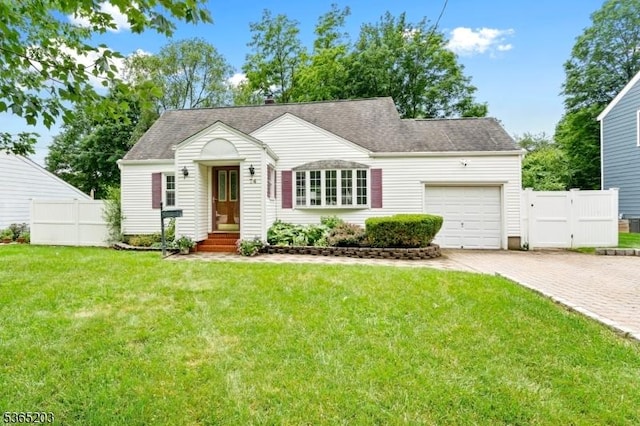 74 Glenbrook Rd, Morris Plains Boro, NJ 07950 - view of front of property featuring a garage, decorative driveway, and a shingled roof
