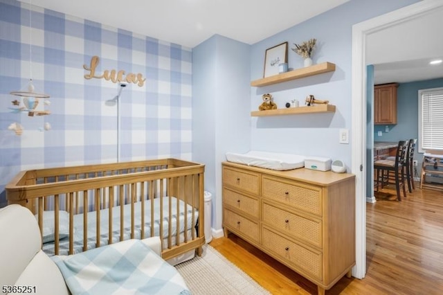 67 Riverview Ave, Lincoln Park Boro, NJ 07035 - bedroom featuring light wood finished floors and baseboards