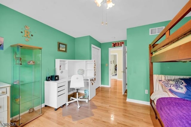 8 Dahn Dr, Sparta Twp, NJ 07871 - bedroom featuring light wood-style floors and an office area