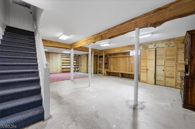 10 Duke Ct, Franklin Twp, NJ 08867 - finished basement featuring stairway